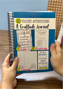 Teacher Affirmations Gratitude Journal- Special 50% OFF PRICE TODAY!