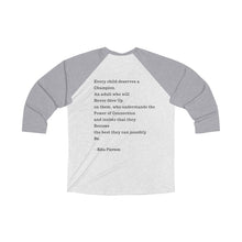 Load image into Gallery viewer, Unisex Tri-Blend 3/4 Raglan Tee