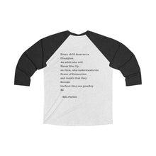 Load image into Gallery viewer, Unisex Tri-Blend 3/4 Raglan Tee