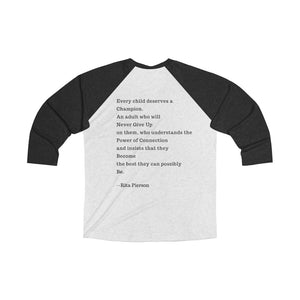 Unisex Tri-Blend 3/4 Raglan Tee