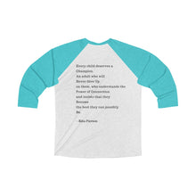 Load image into Gallery viewer, Unisex Tri-Blend 3/4 Raglan Tee