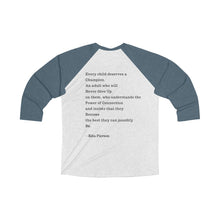 Load image into Gallery viewer, Unisex Tri-Blend 3/4 Raglan Tee