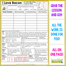 Load image into Gallery viewer, 6 Paperback Books &amp; Lesson: I Love Bacon (Level J)
