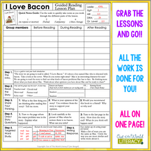 Load image into Gallery viewer, 1 Paperback Book &amp; Lesson: I Love Bacon (Level J)
