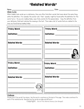 Load image into Gallery viewer, Word Study Graphic Organizers