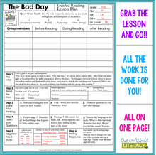 Load image into Gallery viewer, 1 Paperback Book &amp; Lesson: The Bad Day (Level H)