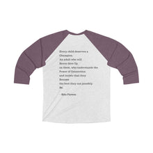 Load image into Gallery viewer, Unisex Tri-Blend 3/4 Raglan Tee