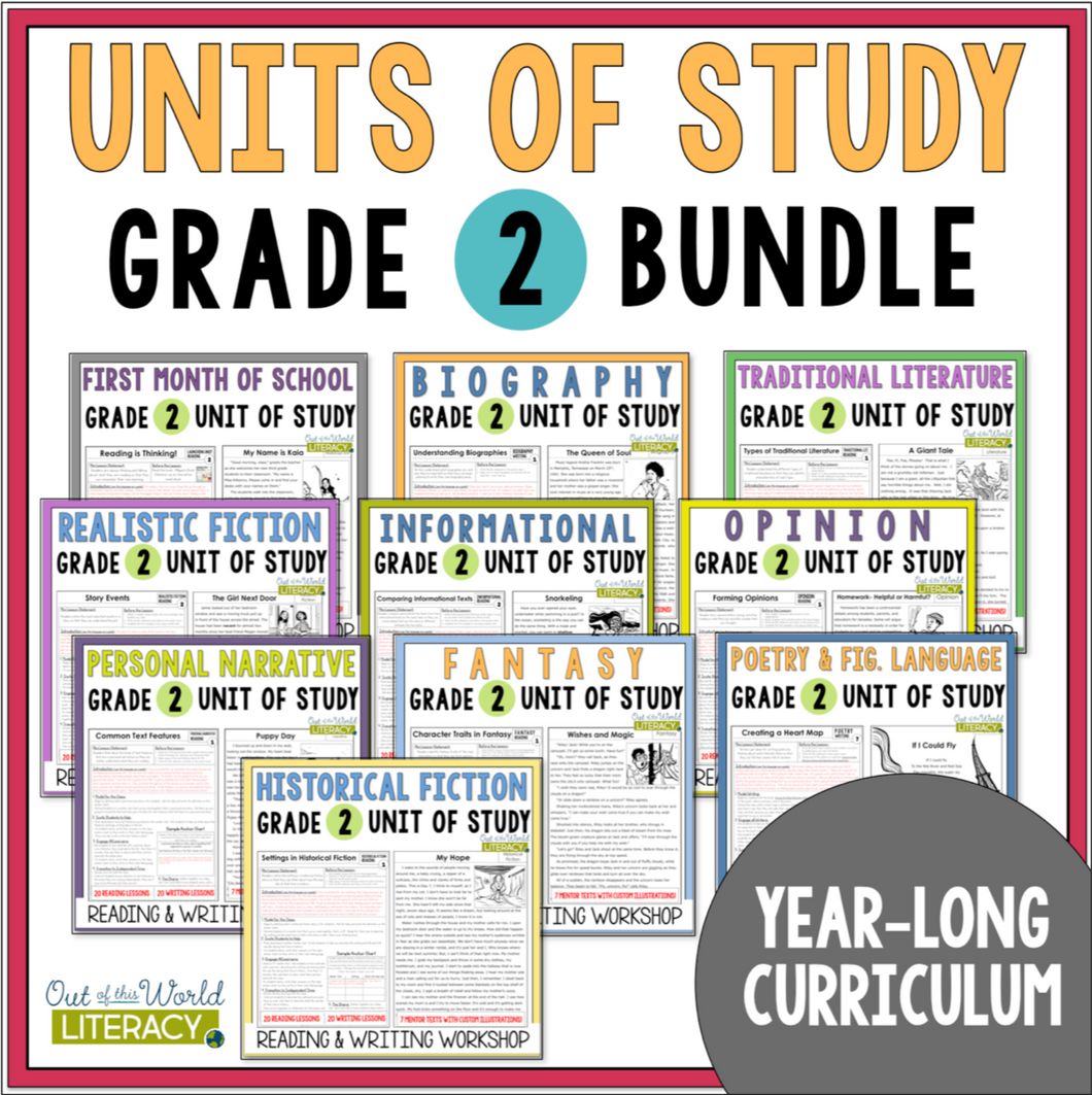 Units of Study Grade 2: SPECIAL Book Price!