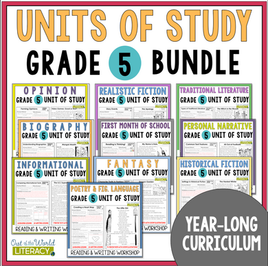 Units of Study Grade 5: SPECIAL Book Price!